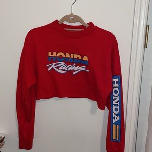 Forever 21 Honda Cropped Sweatshirt